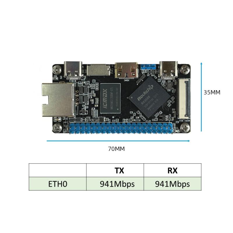 পকেট-আকারের RK3566 SBC একক বোর্ড কম্পিউটার